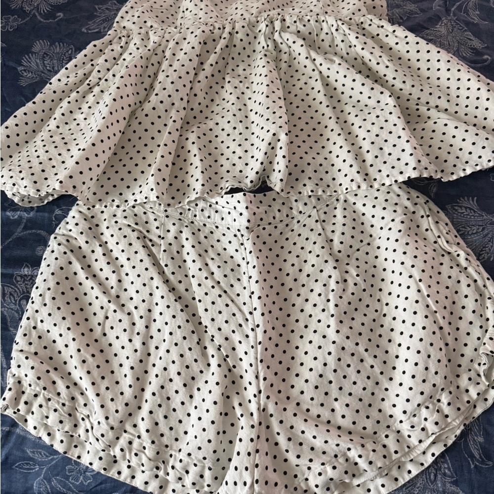 *2 piece set* Kate Spade/Target Collab  Black and White Polka Dot SET
